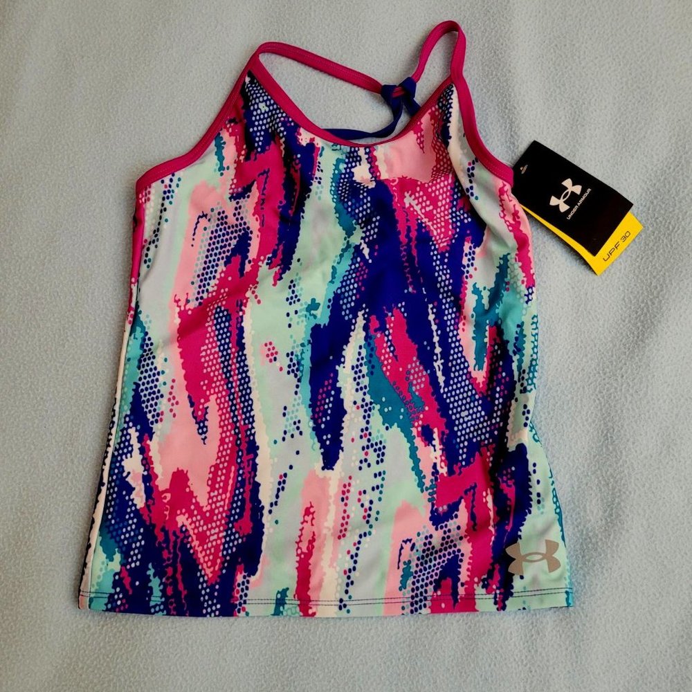 60. UnderArmour swim top. 1 of 2pc. Size 12. NWT